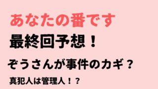 あなたの番です最終回予想