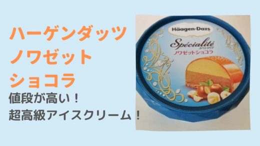 ハーゲンダッツの冬季限定ノワゼットショコラ値段
