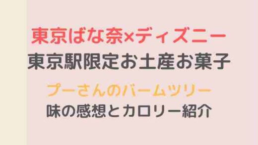 東京駅限定プーさんのバームツリー