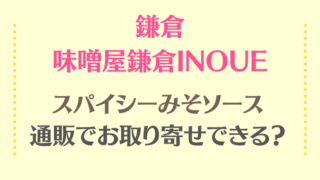 味噌屋鎌倉INOUEのスパイシー味噌ソースの通販情報!