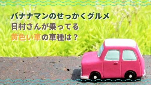 バナナマンのせっかくグルメで日村が乗ってる車の種類は？