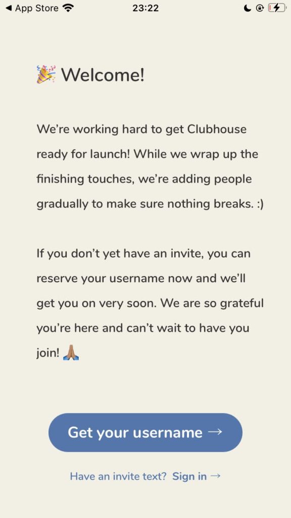 ckubhouseの登録方法