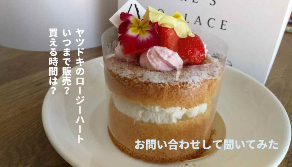 ヤツドキロージーハートケーキの販売期間はいつまで？