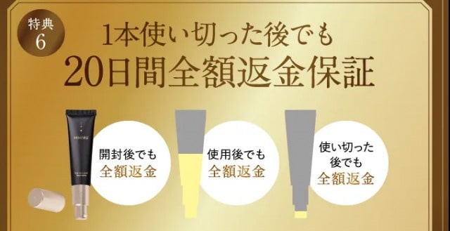HIMERUの返金保証