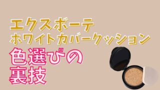 エクスボーテホワイトカバークッションの色選びのポイント