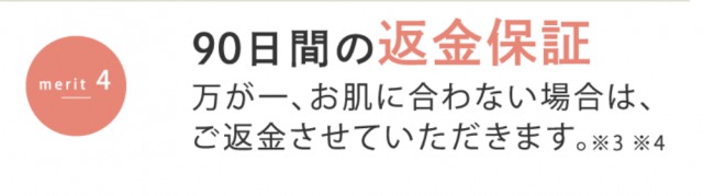 レベナオーガニックの返金保証