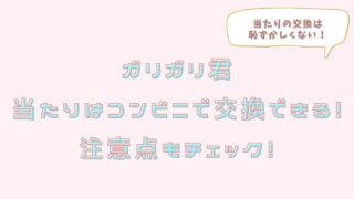 ガリガリ君の当たりはコンビニで交換できる！注意点もチェック