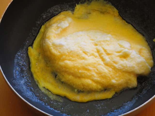オムライス弁当を夏に持っていく時の注意点：卵をしっかり約