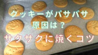 クッキーがパサパサに焼き上がる原因は？サクサクに作るコツを紹介！