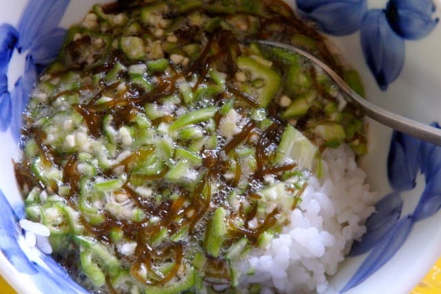 ぬるぬるした食べ物