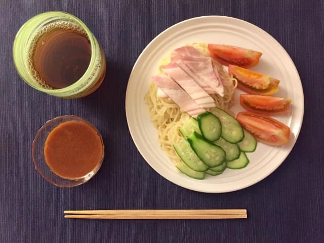 冷やし中華を子供が食べるときはタレは手作り