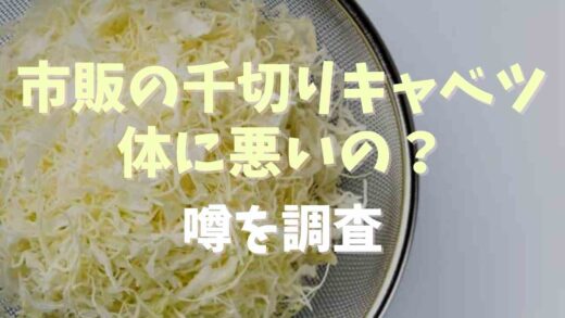 コンビニの千切りキャベツは体に悪い？栄養や活用方法を調査