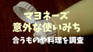 マヨネーズの意外な使い方！合うものや何にかけるのがおいしいか調査