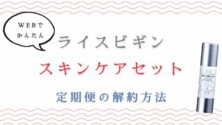 ライスビギンスキンケアセットの解約方法は？注意点と返金保証について