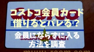 コストコの会員証は借りるとバレる？会員じゃなくても入る方法を調査