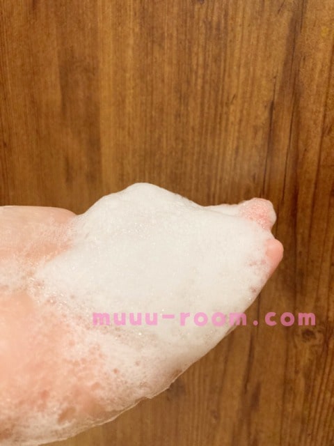 YOLUシャンプーの泡立ち