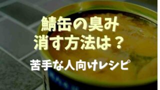 鯖缶の臭みを消す方法は？苦手な人向けレシピ