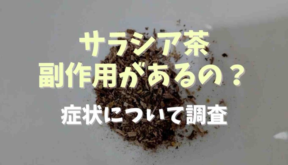 サラシア茶の副作用は下痢やガスが溜まること？