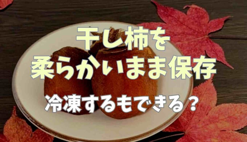 干し柿を柔らかいまま保存する方法は？