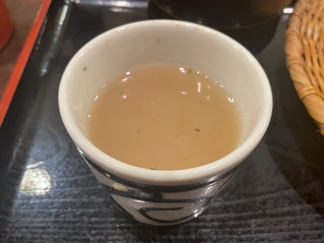 蕎麦湯