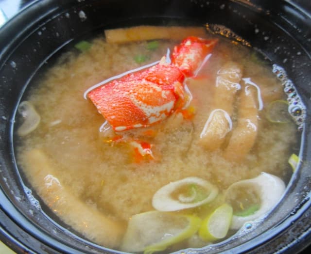海老の味噌汁
