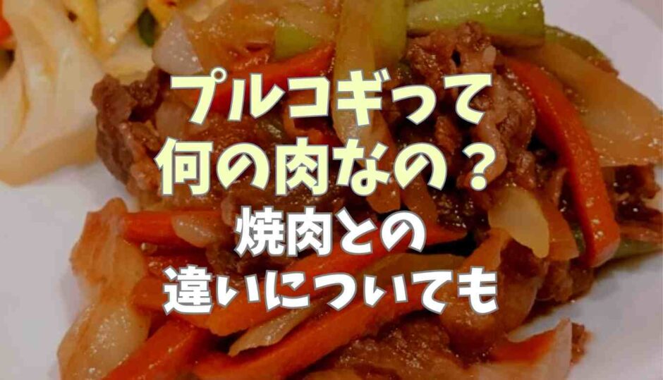 プルコギは何の肉なの？焼き肉との違いについても