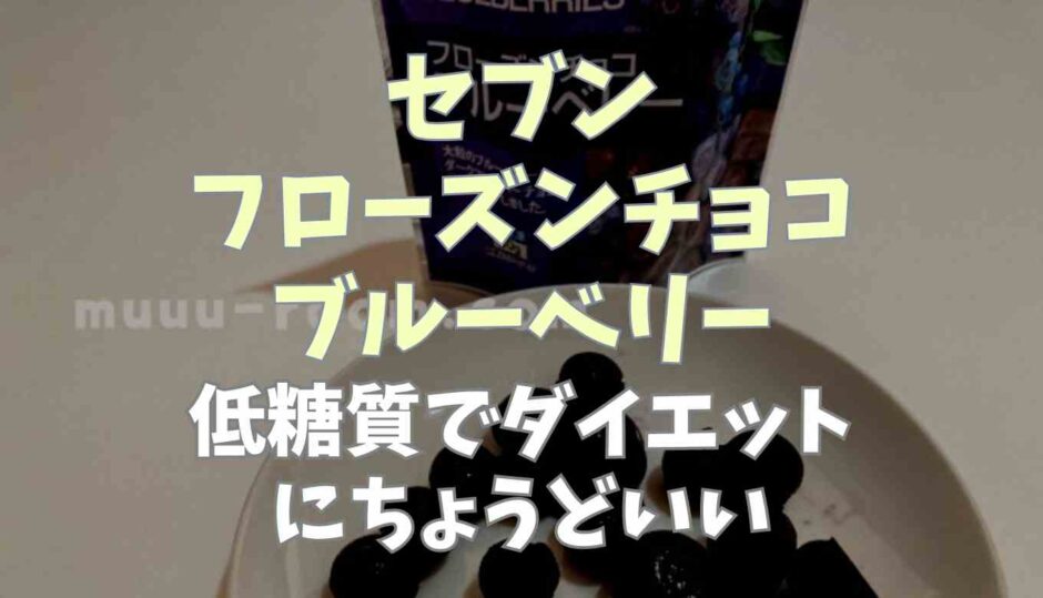 セブンのフローズンチョコブルーベリー