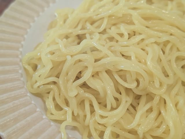 中華麺のゆでおき